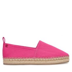 Espadryle Calvin Klein. Czerwone espadryle damskie Calvin Klein, bez wzorów, bez obcasa, bez zapięcia. Za 329.99 zł.
