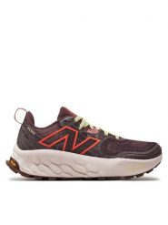 New Balance Buty do biegania Fresh Foam X Hierro v8 WTHIERP8 Bordowy. Czerwone obuwie sportowe damskie New Balance, bez wzorów, z materiału, do biegania. Za 419.99 zł.