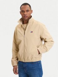 Tommy Jeans Kurtka przejściowa Essential DM0DM22720 Beżowy Regular Fit. Brązowe kurtki męskie Tommy Jeans, m, bez wzorów, z jeansu, bez kaptura. Za 529.99 zł.