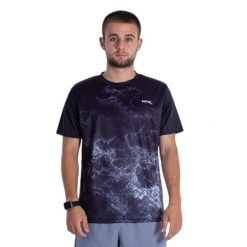 Koszulka Softee Trionic. Czarne koszulki sportowe męskie Softee, s, bez wzorów, z poliesteru, bez kołnierzyka, bez ramiączek, na fitness i siłownię. Za 153.99 zł.