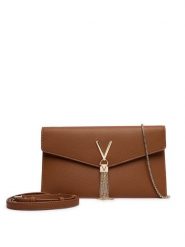 Valentino Torebka Luxe VBS9XJ17 Brązowy. Brązowe torebki do ręki damskie Valentino, bez wzorów, ze skóry, wizytowe, bez dodatków. Za 439.99 zł.