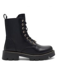 Nelli Blu Trapery CS6139-01 Czarny. Czarne buty zimowe dziewczęce Nelli Blu, bez wzorów, z syntetyku, bez zapięcia. Za 149.99 zł.