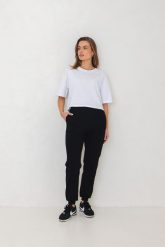 SPODNIE CELINE CZARNE S - Flawless. Czarne spodnie dresowe damskie Flawless, s, bez wzorów, z bawełny. Za 299.00 zł.