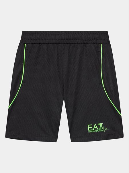 EA7 Emporio Armani Szorty kąpielowe 3DBS61 BJVFZ 1200 Czarny Regular Fit. Czarne kąpielówki dla chłopców EA7 Emporio Armani, bez wzorów, z syntetyku. Za 309.99 zł.