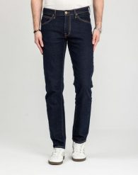 MĘSKIE SPODNIE LEE DAREN RINSE 112118455. Spodnie materiałowe męskie Lee, l, bez wzorów, z jeansu. Za 219.99 zł.