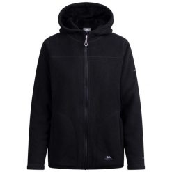 Damska Bluza Polarowa Backstay. Czarne bluzy sportowe damskie Trespass, bez wzorów, z polaru, bez kaptura, trekkingowe. Za 226.99 zł.