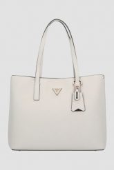 GUESS Biała damska torebka Girlfriend Tote. Białe torebki do ręki damskie Guess, z aplikacjami, z materiału, eleganckie, bez dodatków. W wyprzedaży za 628.99 zł.