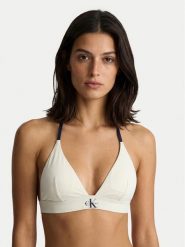 Calvin Klein Swimwear Góra od bikini LV00Q61225 Écru. Bikini damskie Calvin Klein Swimwear, m, bez wzorów. Za 229.99 zł.