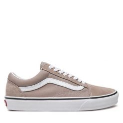 Vans. Brązowe trampki i tenisówki damskie Vans, bez wzorów, bez zapięcia. Za 259.99 zł.