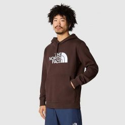 The North Face męski sweter casual - rozmiar L. Brązowe swetry przez głowę męskie The North Face, l, bez wzorów, z bawełny, bez kołnierzyka. Za 472.99 zł.
