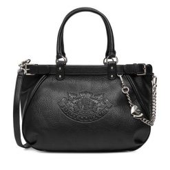 Torebka Juicy Couture. Czarne torebki do ręki damskie Juicy Couture, bez wzorów, klasyczne, bez dodatków. Za 429.99 zł.