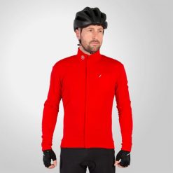 Jersey Endura Roubaix Xtract. Czerwone bluzy męskie ENDURA, z jersey, bez zapięcia, rowerowe. Za 339.99 zł.
