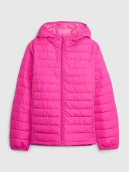 Gap Kurtka zimowa 726333-01 Różowy Regular Fit. Czerwone buty zimowe dziewczęce GAP, na zimę, bez wzorów, z syntetyku, bez kaptura. Za 169.99 zł.