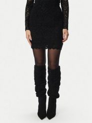 Guess Spódnica mini W6BD59 K7909 Czarny Regular Fit. Czarne spódnice damskie Guess, xxl, z aplikacjami, z syntetyku, mini. Za 292.99 zł.