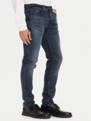 HUGO Jeansy 50547247 Granatowy Extra Slim Fit. Niebieskie jeansy męskie Hugo. Za 529.99 zł.
