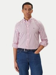 Tommy Hilfiger Koszula MW0MW42441 Różowy Regular Fit. Czerwone koszule męskie Tommy Hilfiger, m, bez wzorów, z bawełny, bez kołnierzyka, bez ramiączek. Za 369.99 zł.