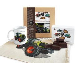Claas — paczka (Zawartość paczki: koszulka, torba, kubek, słodycze; Rozmiar koszulki / bluzy: 3XL (damska); Kolor koszulki / bluzy: jasnoszary melanż;. Szare bluzy damskie nikiniki, s, bez wzorów, z bawełny, bez kaptura. Za 169.00 zł.