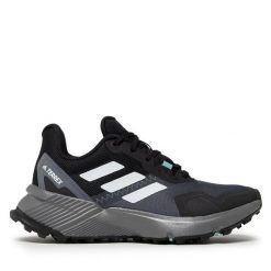 Buty do biegania adidas. Czarne obuwie sportowe damskie Adidas, bez wzorów, do biegania. Za 269.99 zł.