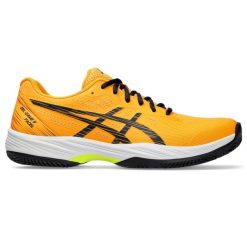 Buty do padla Asics Gel-Game 9. Brązowe obuwie sportowe damskie Asics, bez wzorów, ze skóry, do biegania. Za 383.00 zł.
