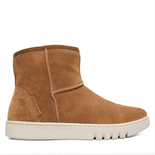 Botki Josef Seibel. Brązowe botki damskie Josef Seibel, bez obcasa, na płaskiej podeszwie, bez zapięcia. Za 609.99 zł.