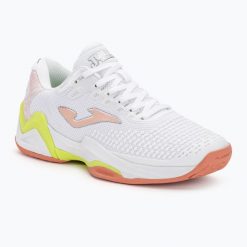 Buty do tenisa damskie Joma Ace Lady T white. Białe obuwie sportowe damskie Joma, bez wzorów, z tworzywa sztucznego, tenisowe. Za 239.99 zł.