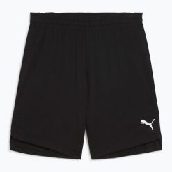Spodenki koszykarskie męskie PUMA teamJAWS Starter. Czarne szorty męskie Puma, na lato, m, bez wzorów. Za 89.99 zł.
