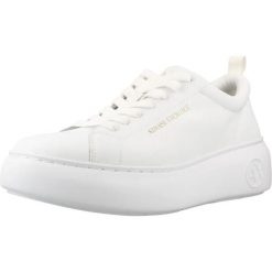 Buty ARMANI EXCHANGE XW002790 AF1191 Biały. Białe obuwie sportowe damskie Armani Exchange, bez wzorów, ze skóry, na fitness i siłownię. Za 710.00 zł.