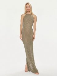 Guess Sukienka wieczorowa Belle W4GK80 Z36O0 Zielony Slim Fit. Zielone sukienki damskie Guess, m, z aplikacjami, z syntetyku, wizytowe, bez kołnierzyka, bez ramiączek. Za 749.99 zł.
