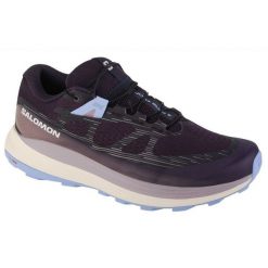 Buty Salomon Ultra Glide 2 W 471248 fioletowe. Fioletowe obuwie sportowe damskie bez wzorów, z materiału, do biegania. Za 767.52 zł.