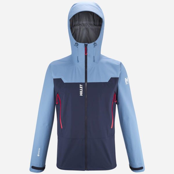 Kurtka trekkingowa męska Millet Kamet Light GoreTex Jkt M wodoodporna. Niebieskie kurtki męskie Millet, m, bez wzorów, z gore-texu, bez kaptura. Za 1,259.00 zł.