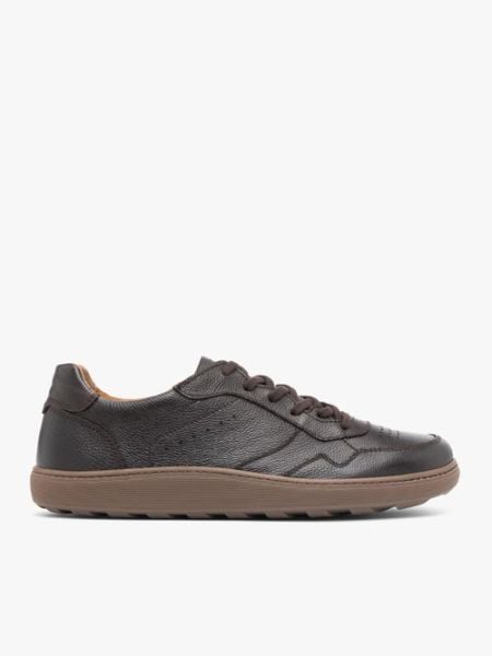 Czarne półbuty barefoot. Czarne półbuty na co dzień męskie Ryłko, ze skóry, bez zapięcia. Za 549.99 zł.