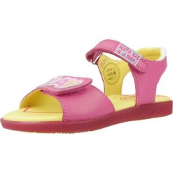 Sandały AGATHA RUIZ DE LA PRADA 242960A Rose. Czerwone sandały damskie Agatha Ruiz de la Prada, bez wzorów, ze skóry, bez obcasa, bez zapięcia. Za 162.99 zł.