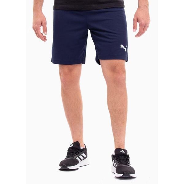 Szorty Puma teamRISE. Białe krótkie spodenki sportowe męskie Puma, m, bez wzorów, do piłki nożnej. Za 55.09 zł.
