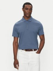 Michael Kors Polo CS15073C93 Niebieski Regular Fit. Niebieskie koszulki polo męskie Michael Kors, l, bez wzorów, z bawełny, bez ramiączek. Za 379.99 zł.