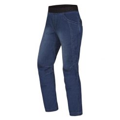 Spodnie jeans Ocun Mánia. Niebieskie spodnie sportowe męskie Ocun, m, bez wzorów, z jeansu, wspinaczkowe. Za 298.99 zł.