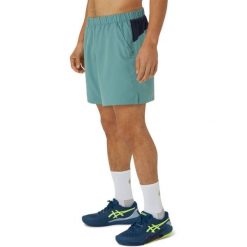 Szorty Asics Match 7". Zielone krótkie spodenki sportowe męskie Asics, m, bez wzorów. Za 221.00 zł.