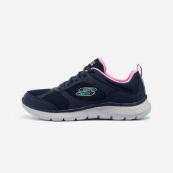 Sneakersy do chodzenia damskie Flex Appeal 5.0 Fresh Touch. Obuwie sportowe damskie Skechers, bez wzorów, z syntetyku, trekkingowe. Za 319.99 zł.