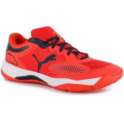 Buty męskie sportowe sneakersy do padla czerwone PUMA SOLARCOURT RCT. Czerwone buty sportowe męskie Puma, bez zapięcia. Za 225.00 zł.