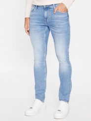 Guess Jeansy M2YAN1 D4Q43 Niebieski Skinny Fit. Niebieskie jeansy męskie Guess. Za 389.99 zł.
