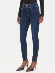 Guess Jeansy W5RA34 D5PY1 Granatowy Skin Fit. Niebieskie jeansy damskie Guess. Za 379.99 zł.
