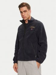 Napapijri Polar T-Tynik Fz NP0A4IA91761 Granatowy Regular Fit. Niebieskie bluzy męskie Napapijri, m, bez wzorów, z polaru, bez kaptura. Za 619.99 zł.
