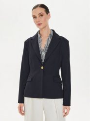 Tommy Hilfiger Marynarka WW0WW42246 Granatowy Slim Fit. Niebieskie żakiety damskie Tommy Hilfiger, bez wzorów, z syntetyku. Za 969.99 zł.