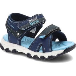 Granatowe Sandały Big Star Wygodne Buty Dziecięce. Niebieskie sandały chłopięce Big Star, ze skóry ekologicznej, bez zapięcia. Za 89.00 zł.