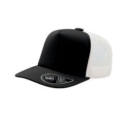 Rekordowa Czapka Trucker 5 Z Panelem Środkowym. Czarne czapki i kapelusze damskie ATLANTIS, bez wzorów. Za 53.99 zł.