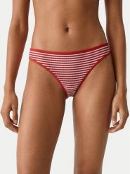 Seafolly Dół od bikini Clubhouse 40316-281 Pomarańczowy. Brązowe bikini damskie Seafolly, bez wzorów. Za 299.99 zł.
