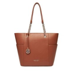 Torebka Nine West. Brązowe torebki do ręki damskie Nine West, bez wzorów, bez dodatków. Za 249.99 zł.