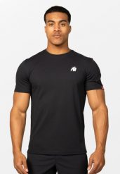 Colton Koszulka - Czarny. Czarne koszulki sportowe męskie GORILLA WEAR, l, bez wzorów, z poliesteru, bez kołnierzyka, bez ramiączek, na fitness i siłownię. Za 234.00 zł.