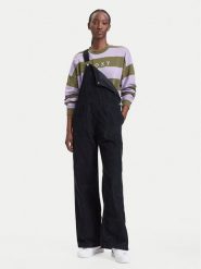 Roxy Ogrodniczki Trailblazer Overall ERJWO03022 Czarny Regular Fit. Czarne spodnie materiałowe damskie Roxy, s, bez wzorów, z bawełny. Za 369.99 zł.