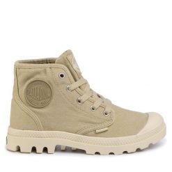 Trapery Palladium. Brązowe kozaki damskie Palladium. Za 299.99 zł.