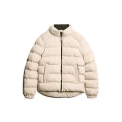 Kurtka puchowa Superdry. Szare kurtki męskie Superdry., l, bez wzorów, z puchu, bez kaptura. Za 524.40 zł.